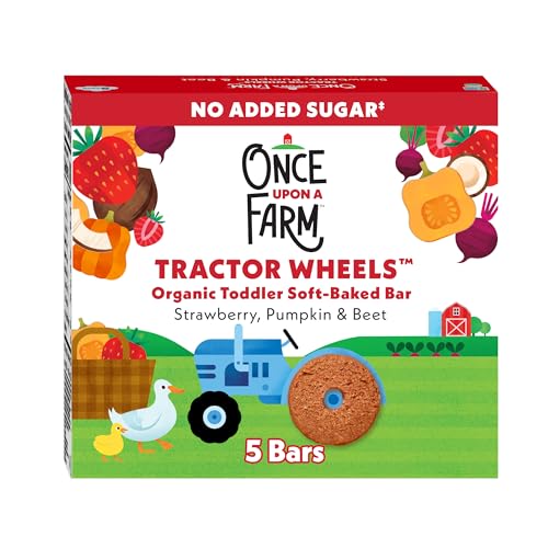Once Upon A Farm Tractor Wheel Bar, Strawberry, Pumpkin & Beet