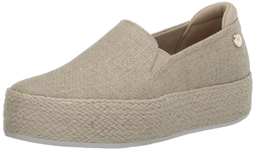 Skechers Women's Martha Stewart BOBS Sesame-by The Bay Loafer, Natural, 8