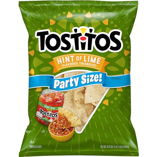 Tostitos Hint of Lime Bitesize Rounds Party Size, 17oz