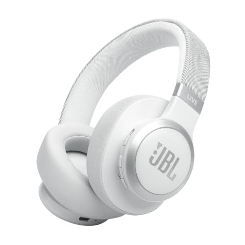 JBL Live 770 NC – Bluetooth Over-Ear-Kopfhörer mit adaptivem Noise-Cancelling – Kabellose Ohrhörer mit JBL Signature Sound und Sprachassistent – Lange