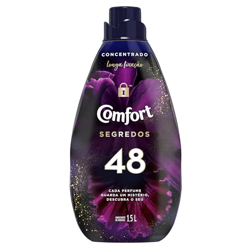Amaciante Concentrado Comfort 48 Segredos, 1,5L