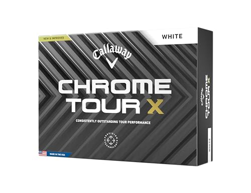 Callaway Golf Chrome Tour X Golf Balls (White)