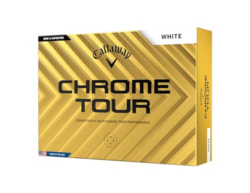 Callaway Golf Chrome Tour Golf Balls (White)