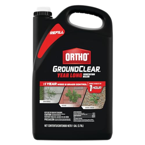 Ortho GroundClear Year Long Vegetation Killer Refill, Kills and Prevents Weeds Up to 12 Months, 1 gal.
