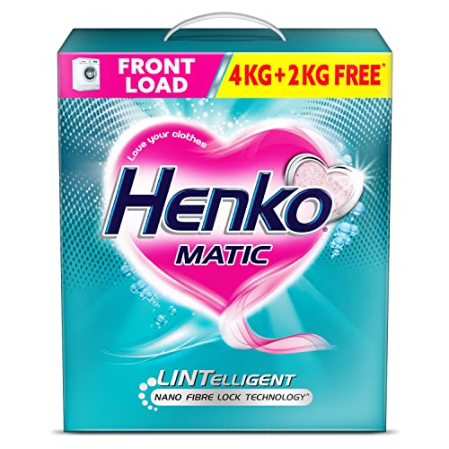 Matic Front Load Detergent Powder 4KG + 2KG | Lintelligent Nano Fibre Lock Technology, Removes Toughest Stains From Your Clothes, Locking Fibres & Col