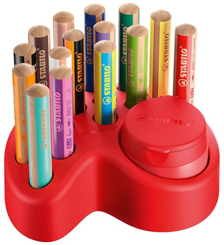 (-39%) STABILO - Buntstift, Wasserfarbe & Wachsmalkreide - woody 3 in 1