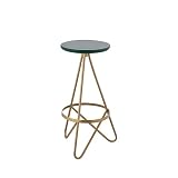 JONATHAN Y — JONATHAN Y Spiroa 30 Metal Backless Circular Bar Stool