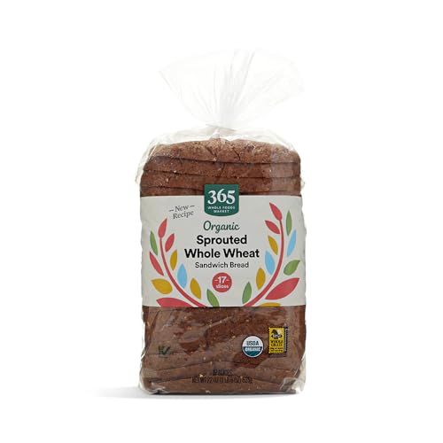 365 By Whole Foods Market, Organic Sprouted Whole Wheat Sandwich Bread, 22 Ounce