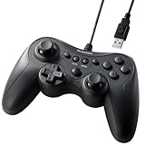 エレコム ゲームパッド 有線 Xinput Xbox系配置 連射 スティックモード切替 軽量 ブラック JC-GP20XBK