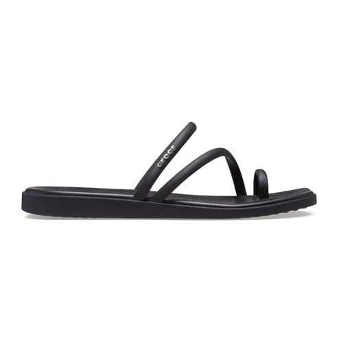 Crocs Miami Toe Loop Sandal Black 5 M