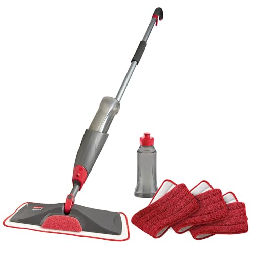Rubbermaid Reveal Spray Mop Best for Washable Pads This spray mop kit earns praise for cleaning