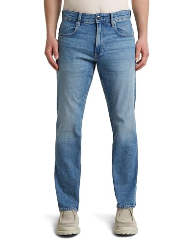 (-45%) G-STAR RAW Herren Mosa Straight Jeans, Blau (Sun Faded Blue Donau D23692-D503-G347), 26W / 30L