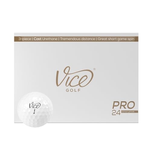 Vice Pro White Golf Balls (Double Dozen (24 Golf Balls))
