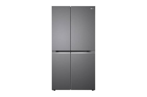 LG 650 L, 3 Star, Smart Inverter Compressor, Convertible With Door Cooling+, Frost Free Double Door Side by Side Refrigerator (GL-B257HDS3, Dazzle Ste