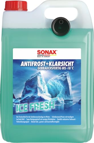 🔥 STARKER PREIS (-34%) SONAX AntiFrost+KlarSicht IceFresh Gebrauchsfertig bis -18 °C (5 Liter)