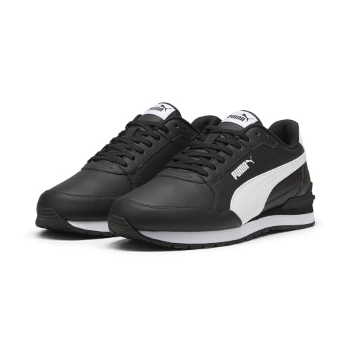 (-41%) Puma ST Runner V4 L Unisex Sneaker, Schwarz/Weiß, 8 UK