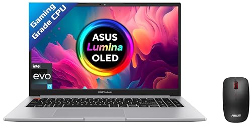 ASUS Vivobook S15 OLED 2022, 15.6" 39.62 cm FHD OLED, Intel Core EVO i7-12700H 12th Gen, (16GB RAM/512GB SSD), K3502ZA-L701WS + WT300 Mouse (Black)