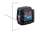 BOSCH GLL50-20 50 Ft Self-Leveling Cross-Line Laser, Includes Integrated Magnetic Mount & 2 AA Batteries --------------------------------------------------------------------------------------------------------