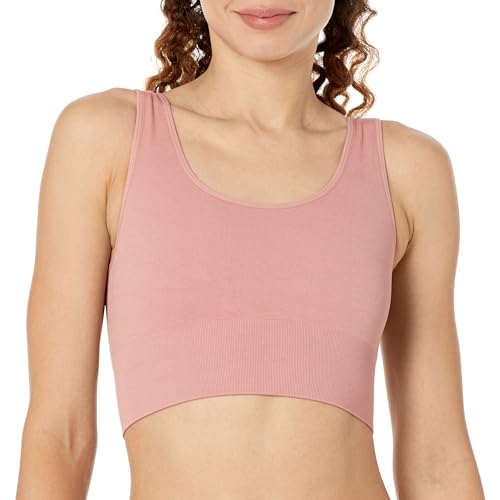 Fruit of the Loom Women’S 360 Stretch Seamless Longline Sport Bra 3 Pack, Comfortable Wireless Bras, Seamless Full-Coverage for A Natural Shape Desert Dusk/Olive Night/Black XL