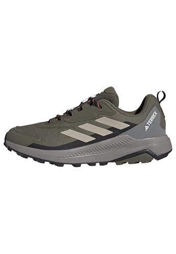 adidas Men's Terrex Anylander, Olive Strata/Wonder Beige/Black, 10