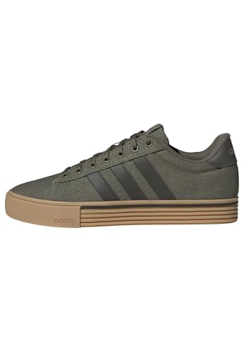 adidas Men's Daily 4.0, Olive Strata/Shadow Olive/Gum, 12