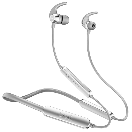 boAt Rockerz 255 Pro+, 60H Battery, Fast Charge, IPX7, Dual Pair,Low Latency,Magnetic Buds, Stream Ad Free Music via App Support, in Ear Bluetooth Nec
