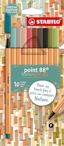 🔥 STARKER PREIS (-39%) STABILO - Fineliner - point 88 NatureCOLORS