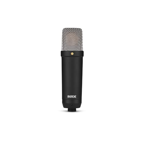 RØDE NT1 Signature Series Condenser Microphone with SM6 Shockmount and Pop Filter - Black