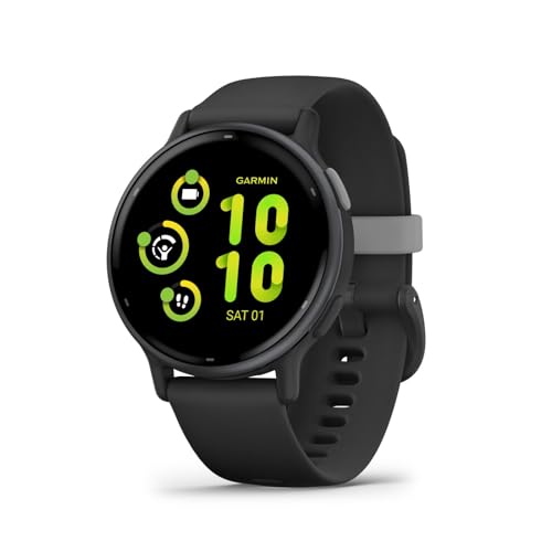 Garmin Vivoactive® 5, Health & Fitness GPS Smartwatch, 42mm, Black | 24/7 Health Monitoring, Built-In Sports Apps, Sleep Coach, Body Battery™ Energy M