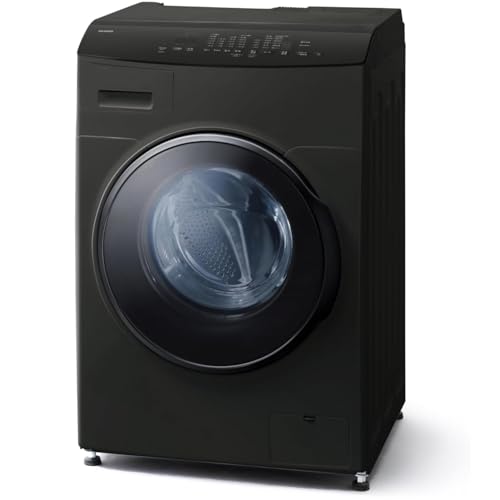 アイリスオーヤマ ドラム式洗濯機 洗濯8kg 乾燥5kg ブラック DKC85A1-B 左開き インバーター 4