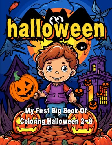 My First Big Book Of Coloring Halloween 2-8