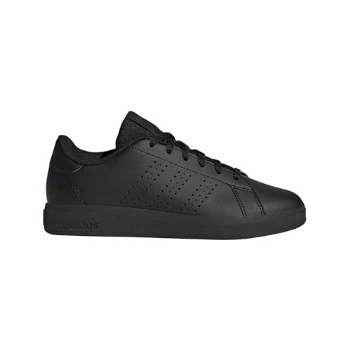 (-44%) adidas Unisex Kinder Advantage Base 2.0 Junior Shoes, Core Black/Core Black/Grey Six, 39 1/3 EU