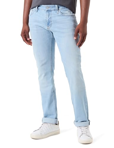 🔥 SELTEN SO GÜNSTIG (-83%) Tommy Jeans Herren Jeans Hose Scanton Slim Fit, Blau (Denim Light), 28W/36L