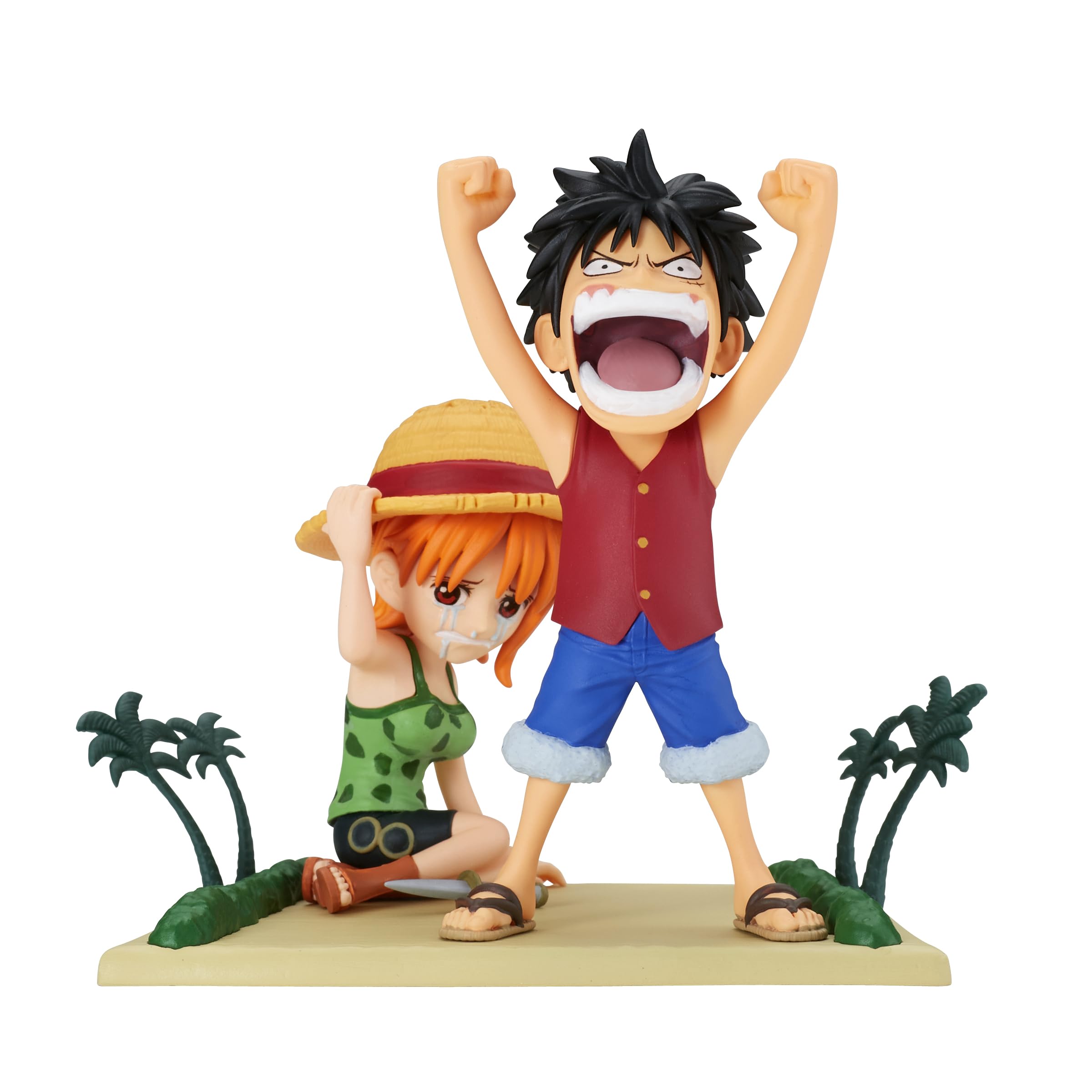 ワンピース ワールドコレクタブルフィギュア ログストーリーズ ルフィ&ナミ Banpresto ワンピース ログストーリー ルフィ&ナミ バンダイスピリッツワールド コレクションフィギュア