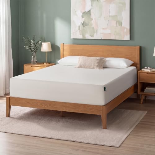 Green Tea Memory Foam Mattress 12 Inch Pressure Relieving Comfort And