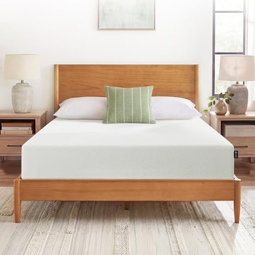 ZINUS 6 Inch 75" x 30" (Narrow Twin) Green Tea Memory Foam Mattress [New Version], Fiberglass free, Medium Firm Feel, Zoned Pressure Relief, Certified Safe Foams & Fabric, Mattress in A Box