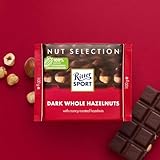 Ritter Sport Whole Hazelnut Dark Chocolate 100 Gram Imported Chocolate From Germany