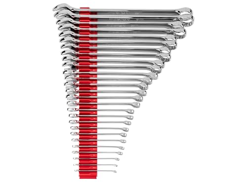 TEKTON Combination Wrench Set with Modular Organizers, 27-Piece (6-32 mm) | WCB95203
