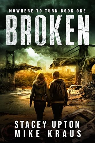 Broken book cover