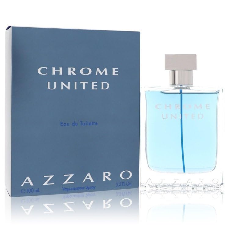 (-27%) Azzaro Chrome United Eau de Toilette, Parfüm für Herren, Würzig-frischer Duft, 100 ml