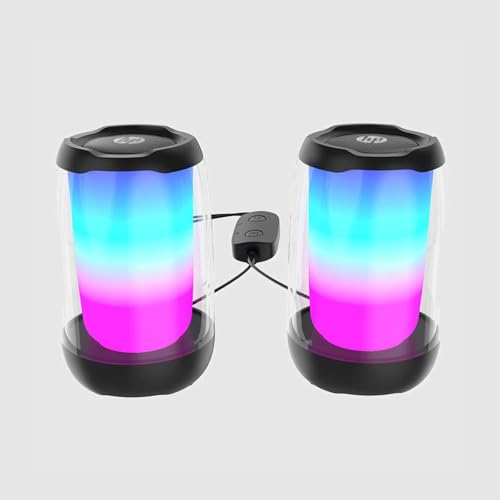 HP Multimedia Speaker DHS-5100, High Power Speaker with Pure and Pleasant Sound Quality; RGB Light Effect; USB Powered; Bluetooth® 5 connectivity Supp