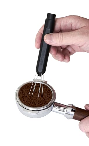 Subminimal Flick WDT Espresso Distribution Tool - Stirrer Tool For Barista-Grade Precision Brewing - Tamper With Retractable Needles - Coffee & Espresso Machine Parts & Accessories