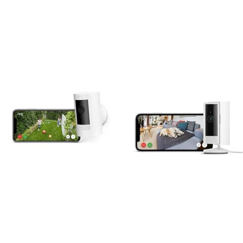 ⚡ BLITZDEAL (-73%) Ring Außenkamera Akku (Stick Up Cam) mit Ring Innenkamera
