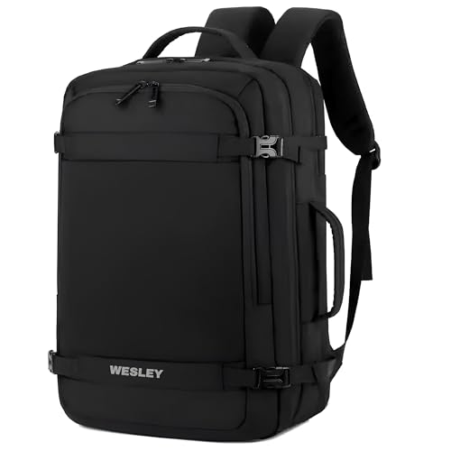 Luxur 45 Ltrs Overnighter Expandable Travel Laptop Backpack, Flight Cabin Approved Carry On with 16 inch Laptop Compartment, Anti Theft feature busine