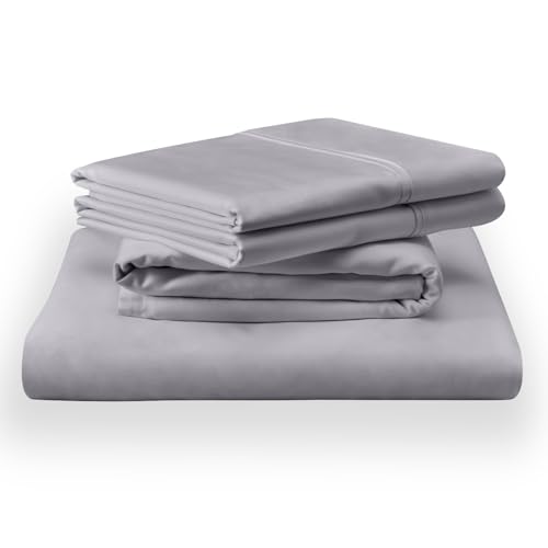 TEMPUR Classic Cotton Sheet Set Cool Gray - Queen