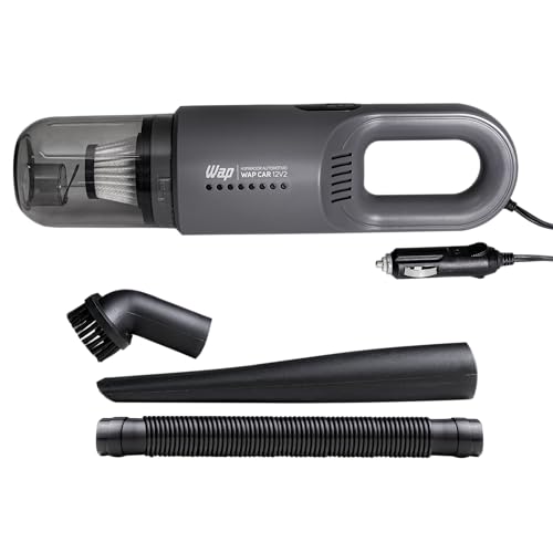 WAP Aspirador de Pó Automotivo Car 12V2, Portátil, 420ml, com Recipiente Removível e Filtro Lavável, 180W 12VDC
