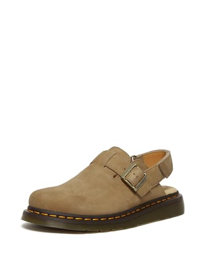 Dr. Martens Unisex Jorge II Mule, Savannah Tan Tumbled Nubuck, 12 US Men