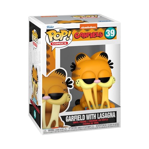 Funko Pop! Comics: Garfield– Garfield with Lasagna Pan - Collectable Vinyl Figure - Gift Idea - Official Merchandise - for Kids & Adults - Cartoons Fans - Model Figure for Collectors and Display