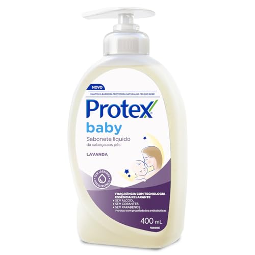 Protex Baby Lavanda Sabonete Líquido Infantil, 400ml