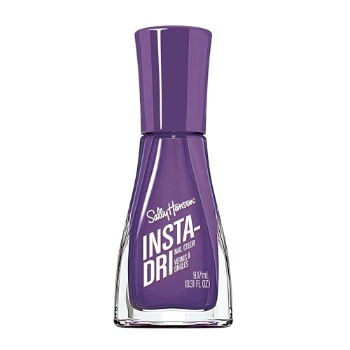 Sally Hansen Insta-Dri, Mind Blending, Quick Dry, Long Lasting, Opaque, Shiny Purple Nail Polish